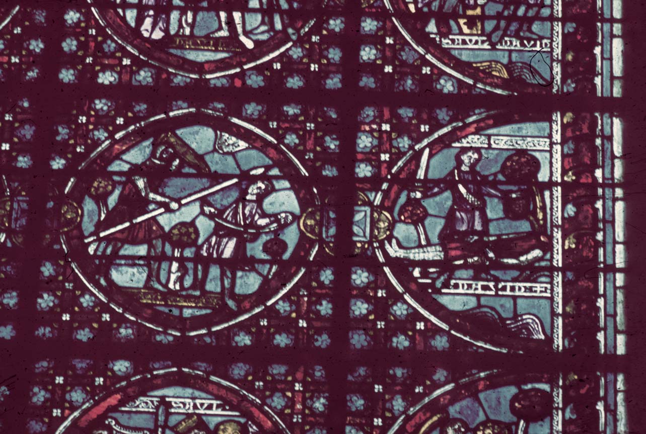 Apse, ambulatory, north wall, detail