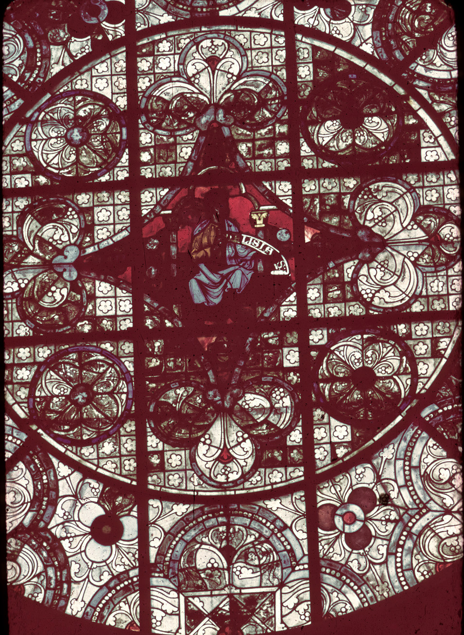 Choir, south wall, clerestory, detail