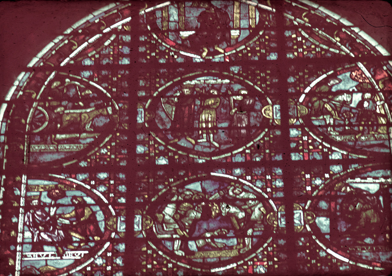 Apse, ambulatory, north wall, detail