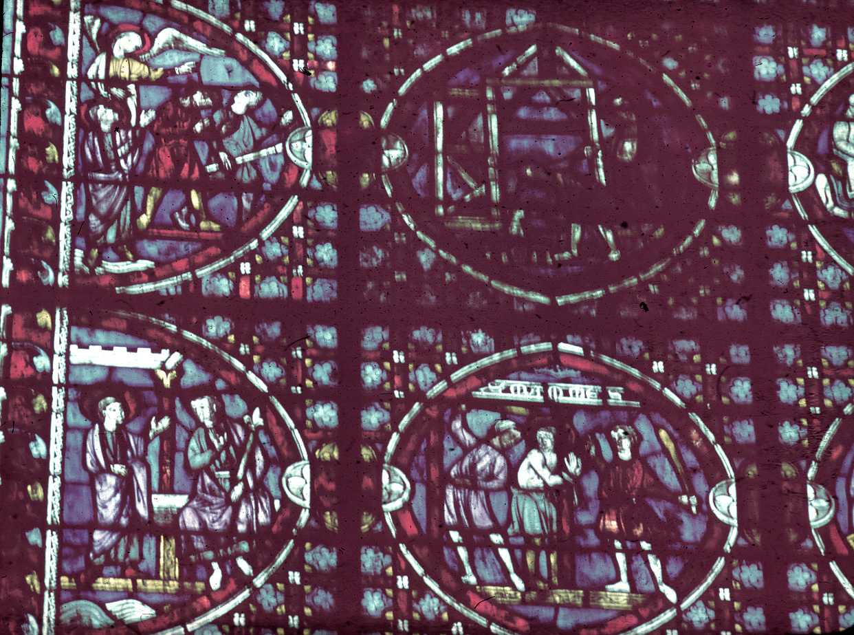 Apse, ambulatory, north wall, detail