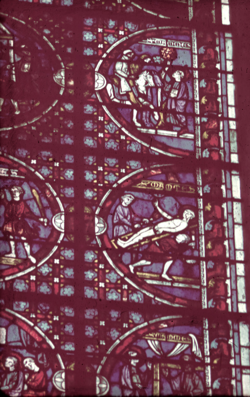 Apse, ambulatory, north wall, detail