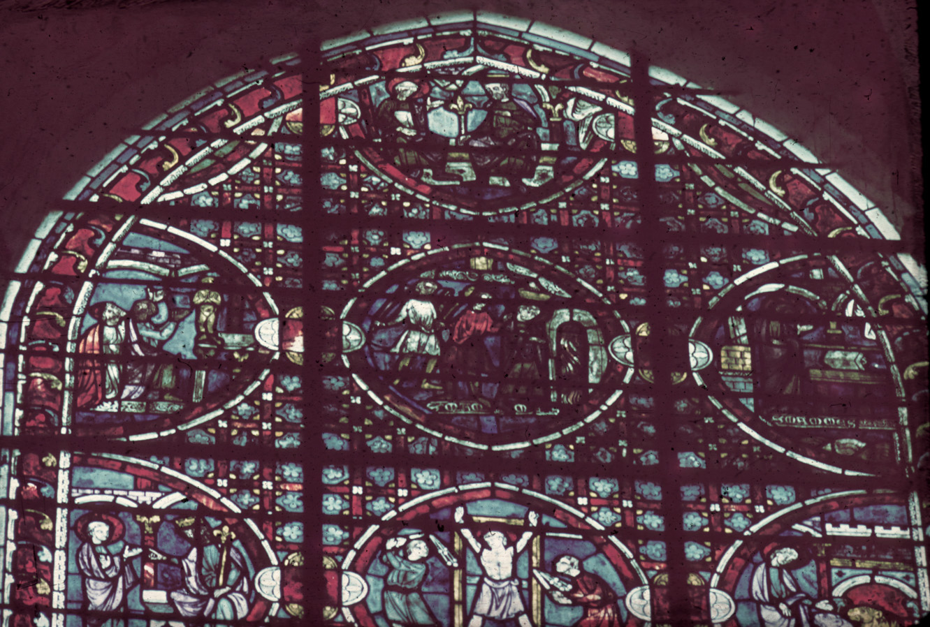 Apse, ambulatory, north wall, detail