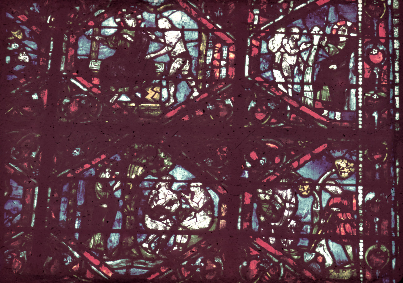 Apse, ambulatory, north wall, detail