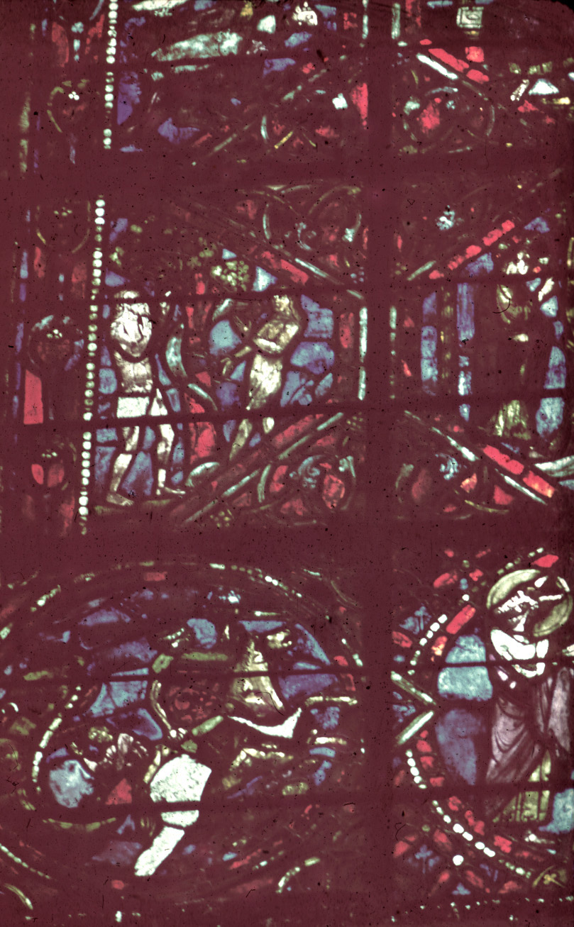 Apse, ambulatory, north wall, detail