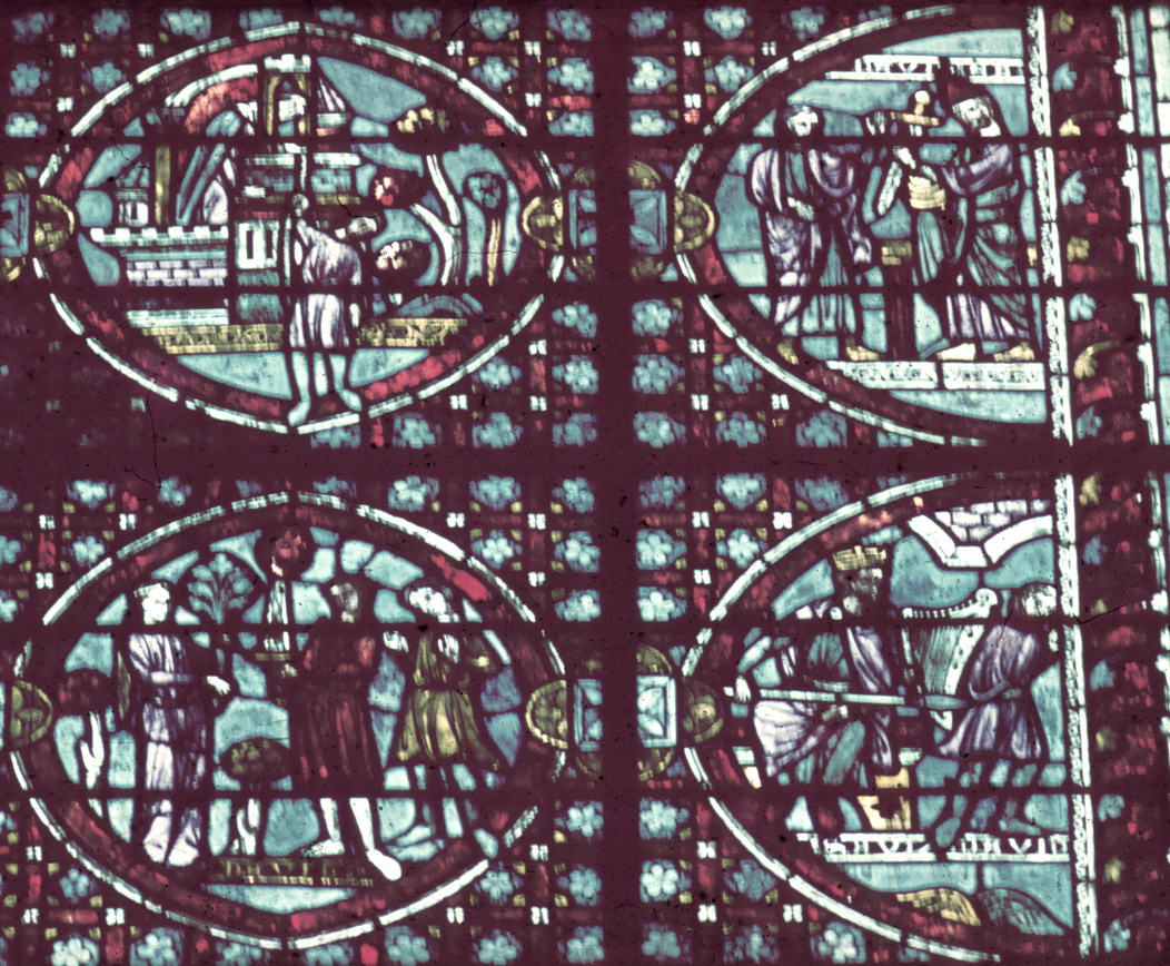 Apse, ambulatory, north wall, detail