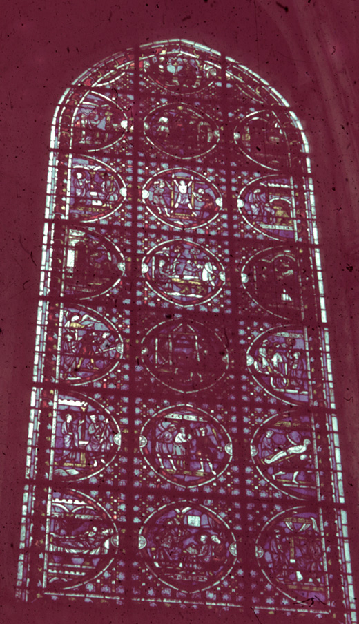 Apse, ambulatory, north wall