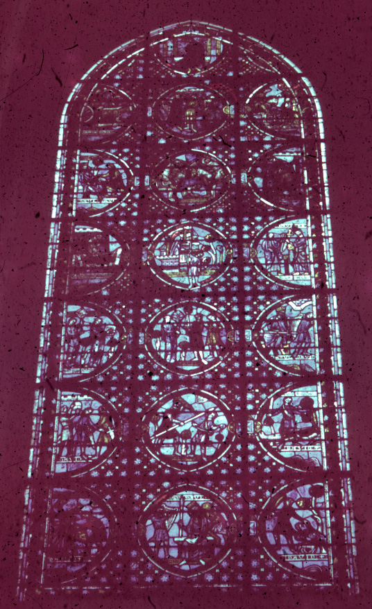 Apse, ambulatory, north wall