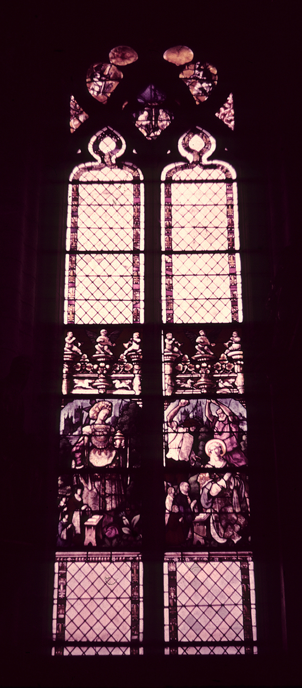 Apse, northeast wall