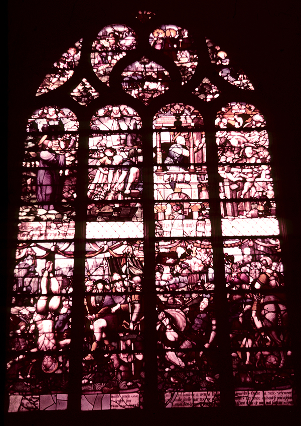 Choir, south wall, detail