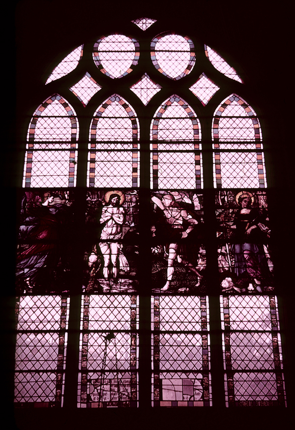 Choir, south wall