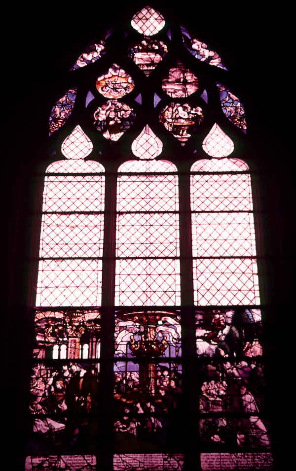 Choir, south wall