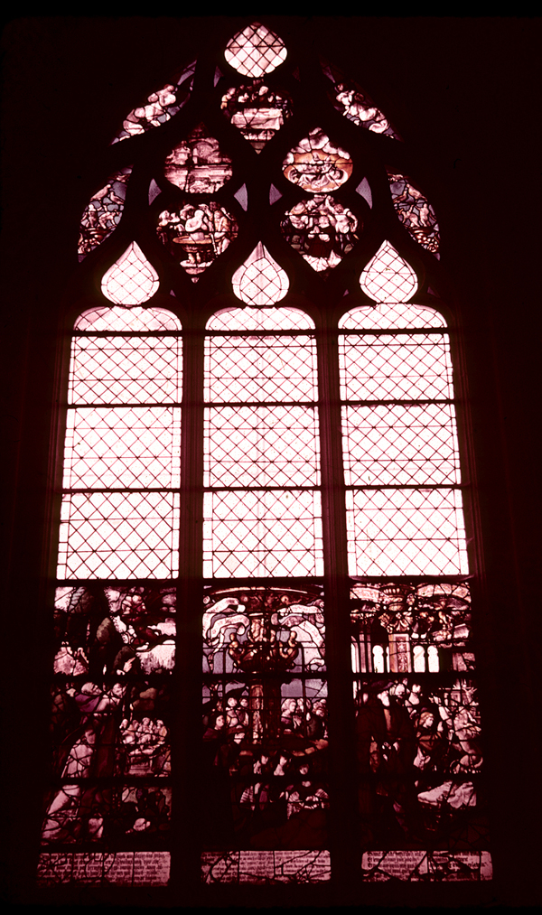 Choir, south wall