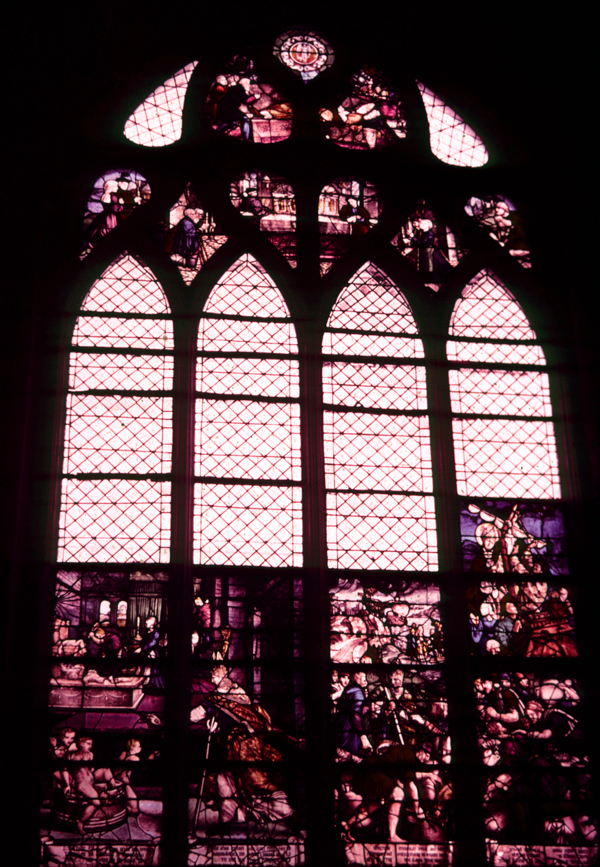 Choir, southeast wall