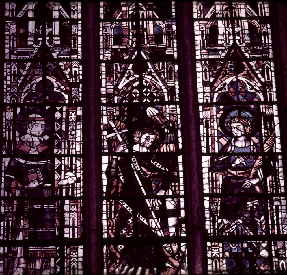 Choir, north wall, clerestory, detail
