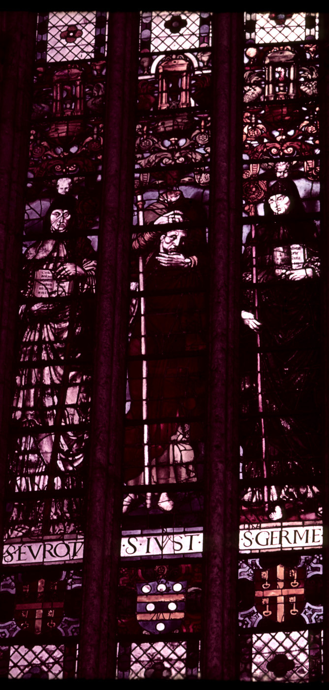 Choir, north wall, clerestory, detail