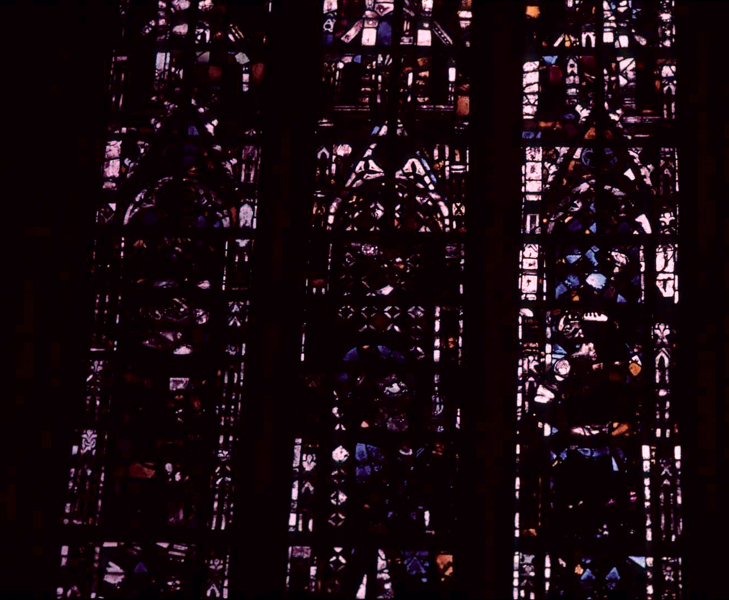 Choir, south wall, clerestory, detail