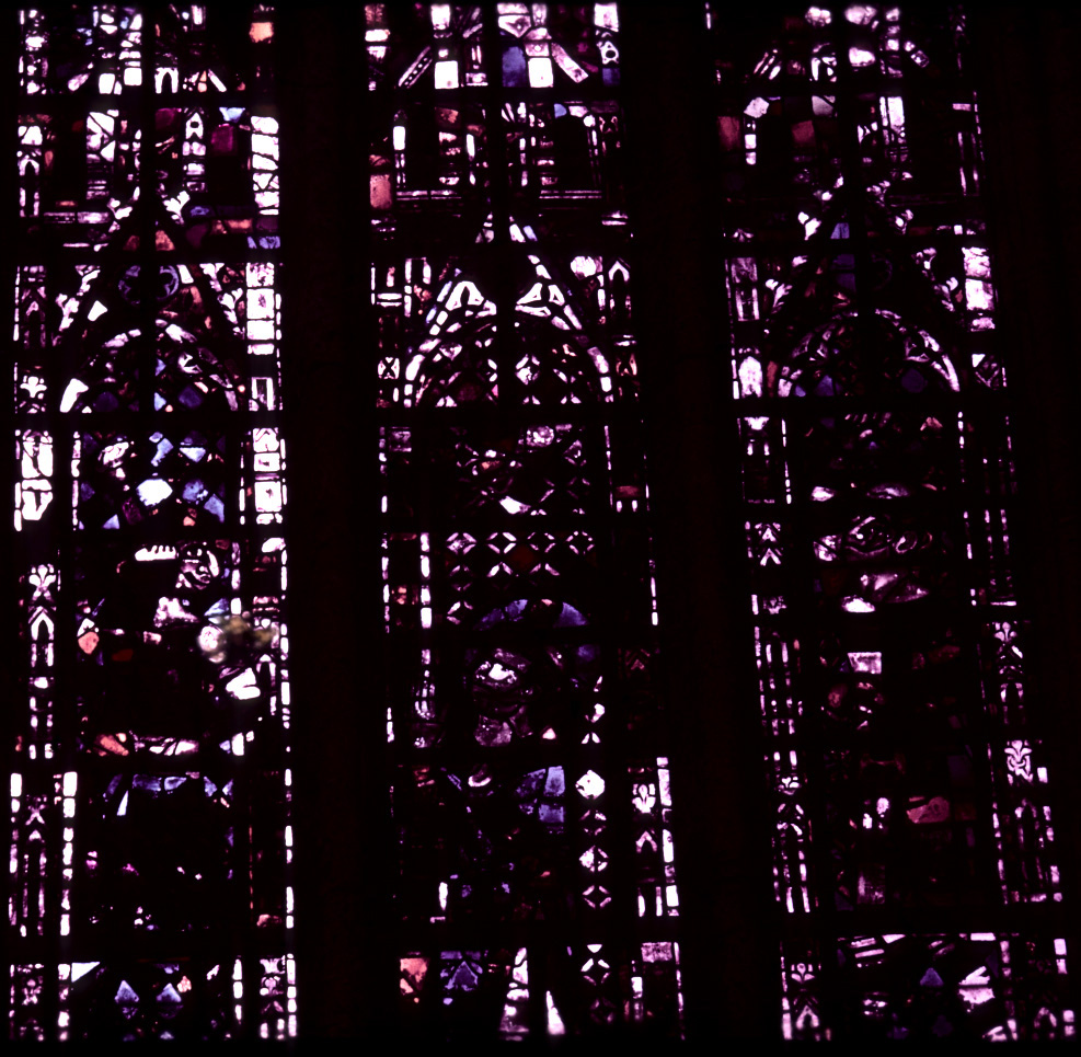 Choir, south wall, clerestory, detail