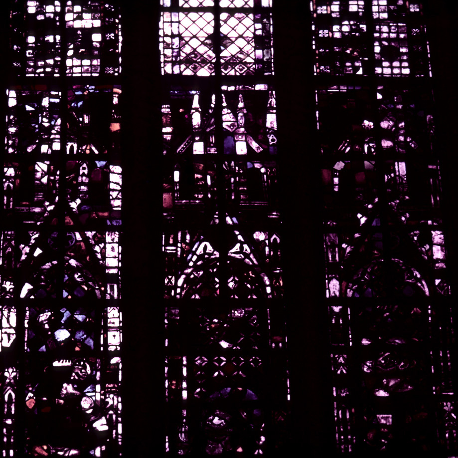 Choir, south wall, clerestory, detail