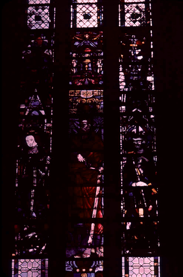 Choir, south wall, clerestory, detail