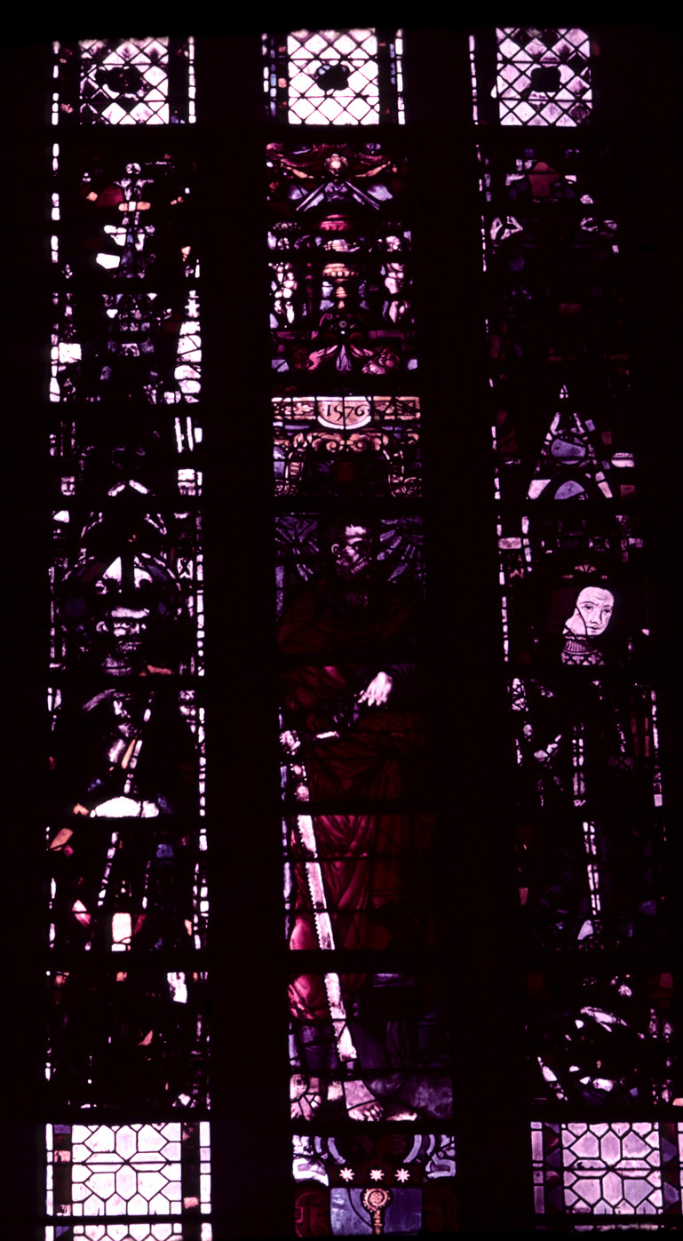 Choir, south wall, clerestory, detail