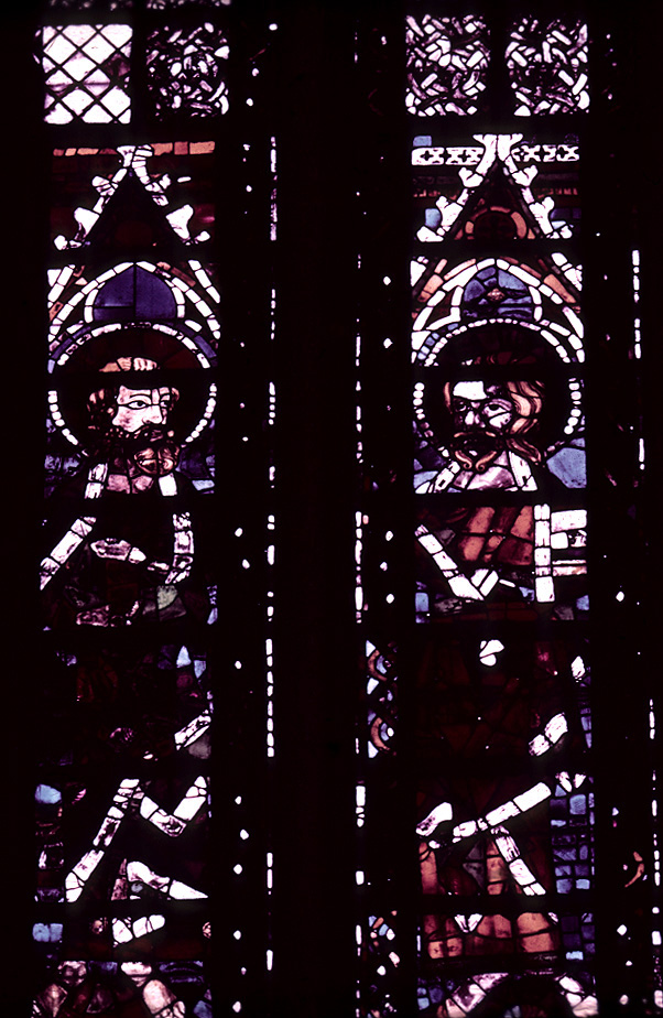 Choir, east end, clerestory, detail
