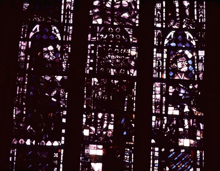 Choir, south wall, clerestory, detail