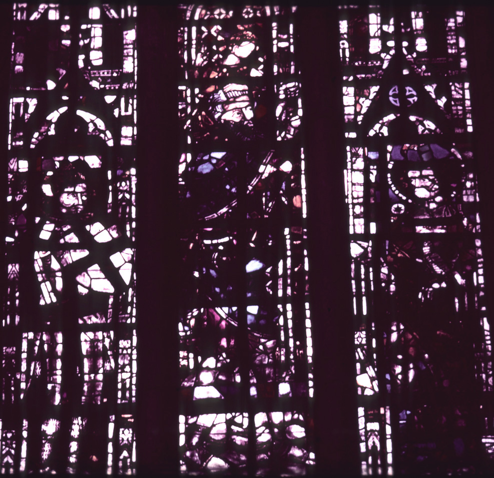 Choir, south wall, clerestory, detail