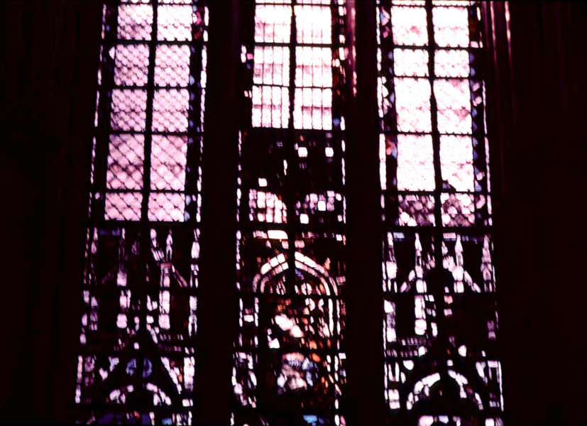 Choir, south wall, clerestory, detail