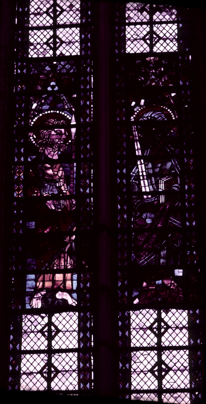 Choir, east end, clerestory, detail
