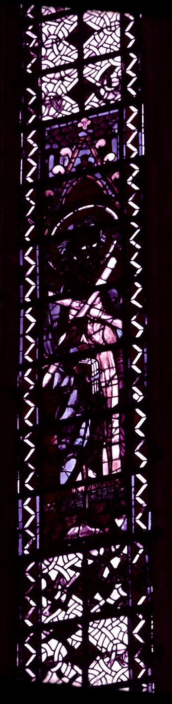 Choir, east end, clerestory, detail