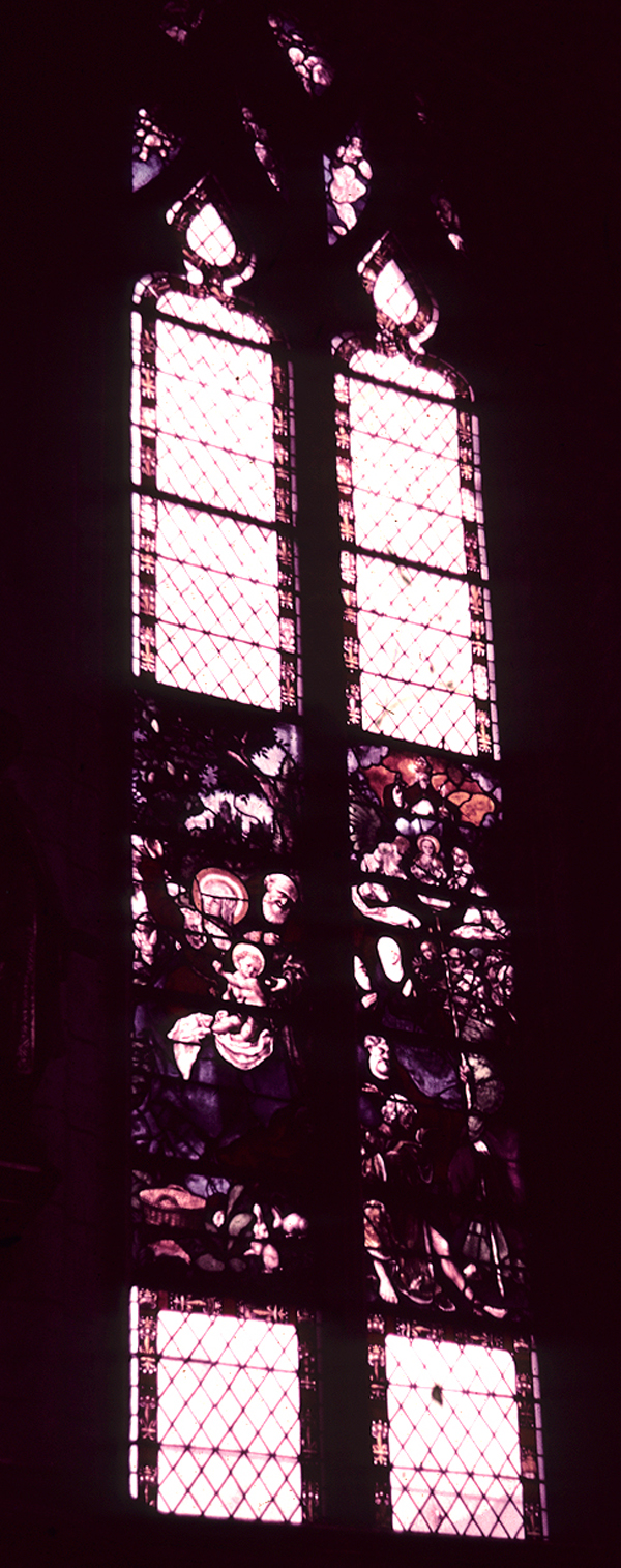 Apse, north wall