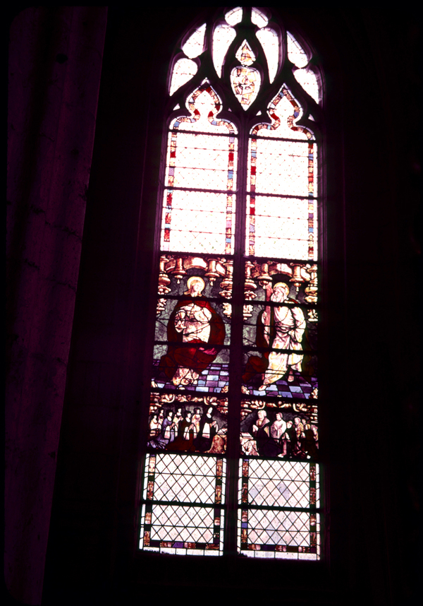 Choir, east wall