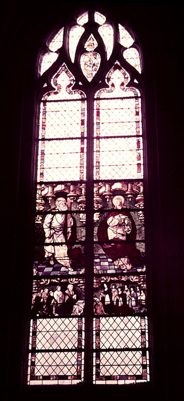 Choir, east wall