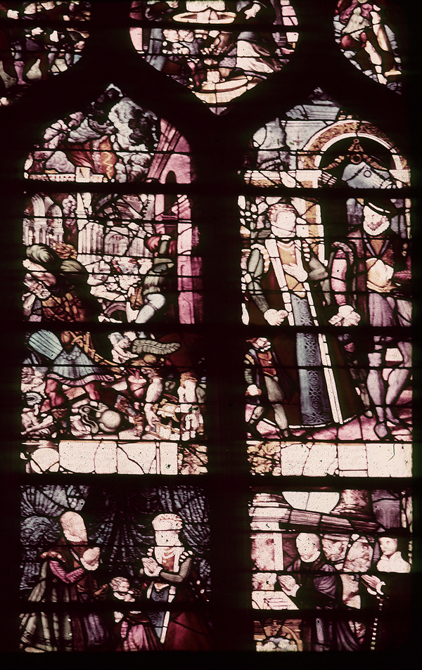 Choir, south wall, detail
