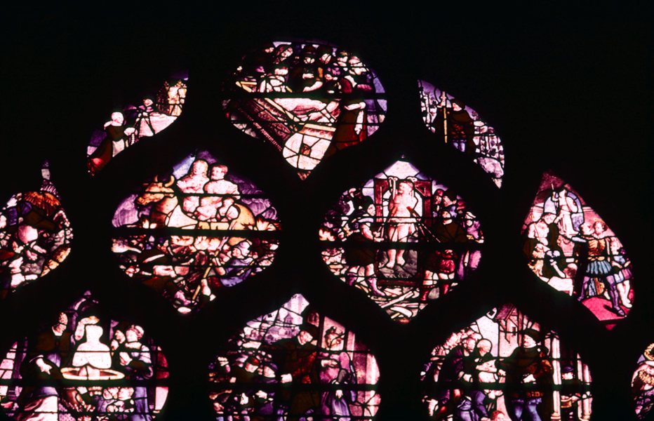Choir, south wall, detail