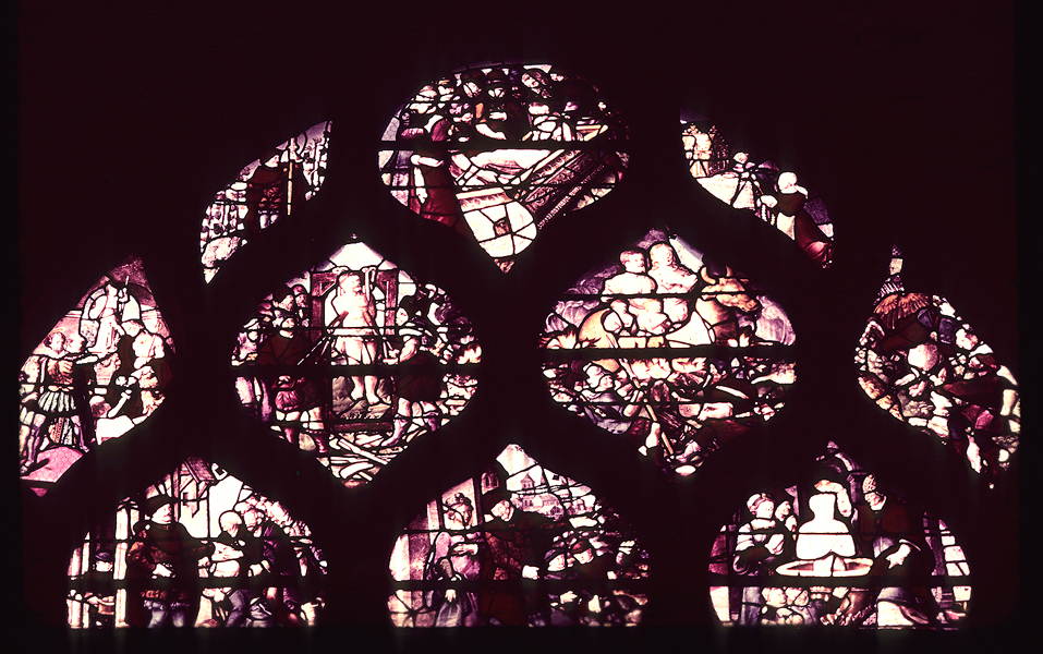 Choir, south wall, detail
