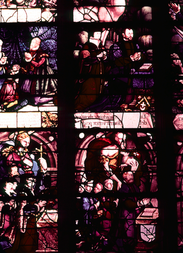 Choir, south wall, detail