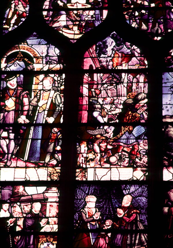 Choir, south wall, detail