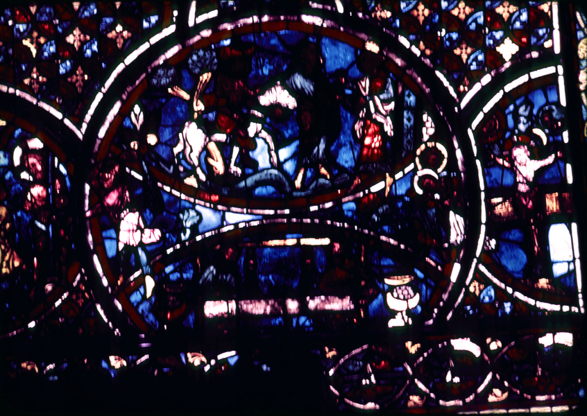 Apse, outer ambulatory, window 20, section 1