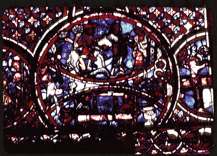 Apse, outer ambulatory, window 20, section 17-18-19