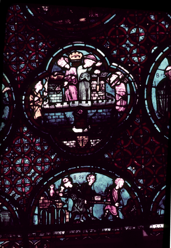 Apse, outer ambulatory, window 25, section 3-4