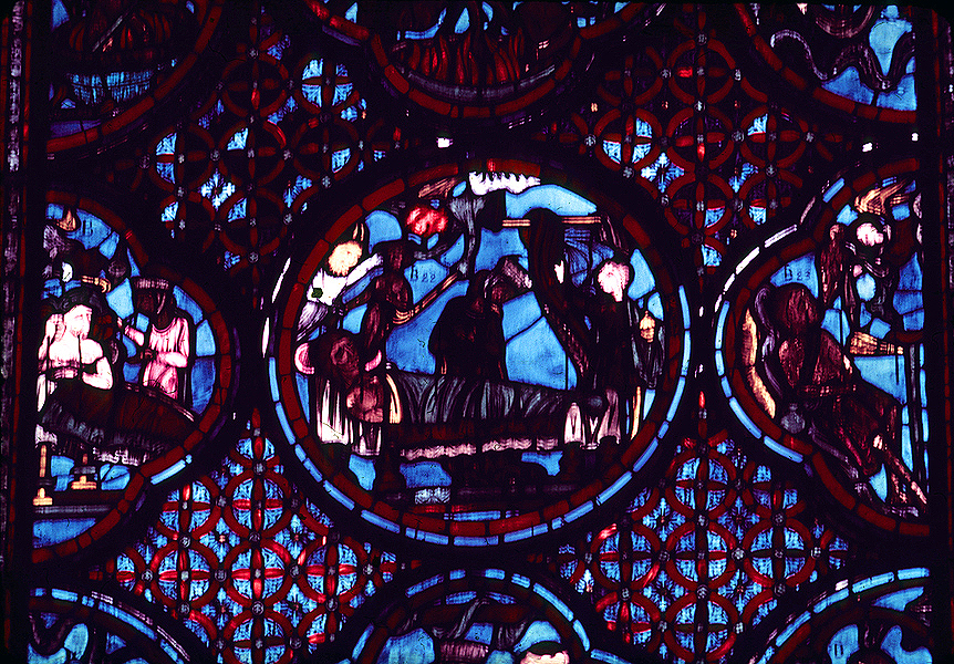 Apse, outer ambulatory, window 25, section 7
