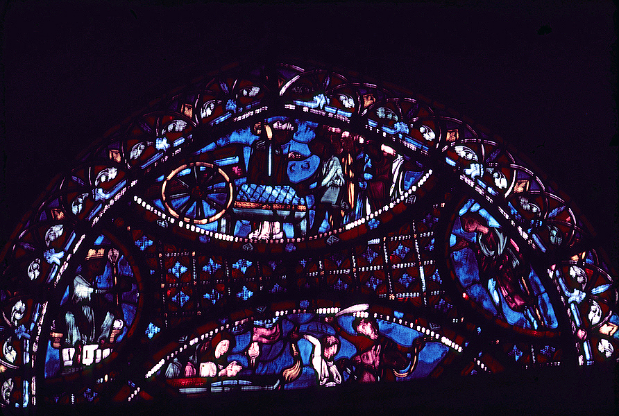 Apse, outer ambulatory, window 21, section 19