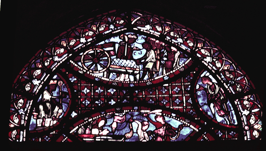 Apse, outer ambulatory, window 21, section 19