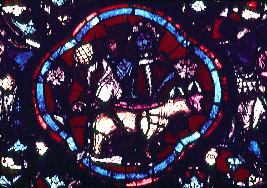 Apse, outer ambulatory, window 16, section 7