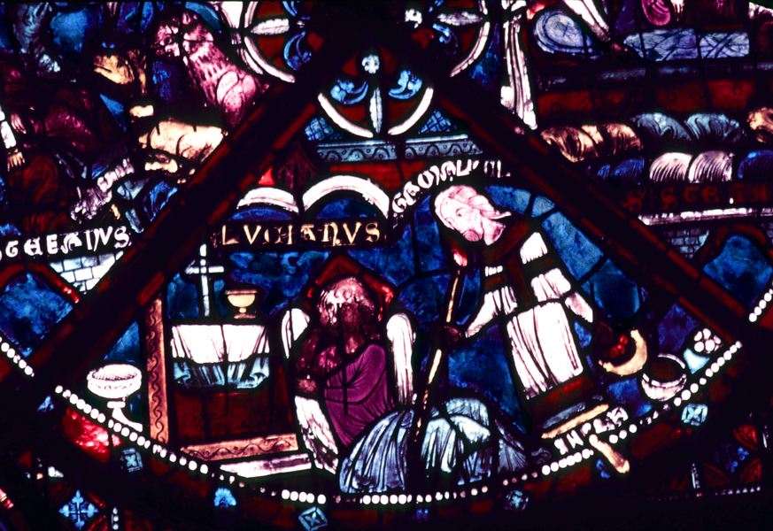 Apse, outer ambulatory, window 21, section 2