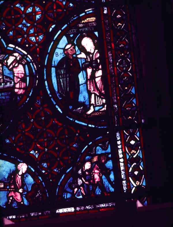 Apse, outer ambulatory, window 25, section 1-2