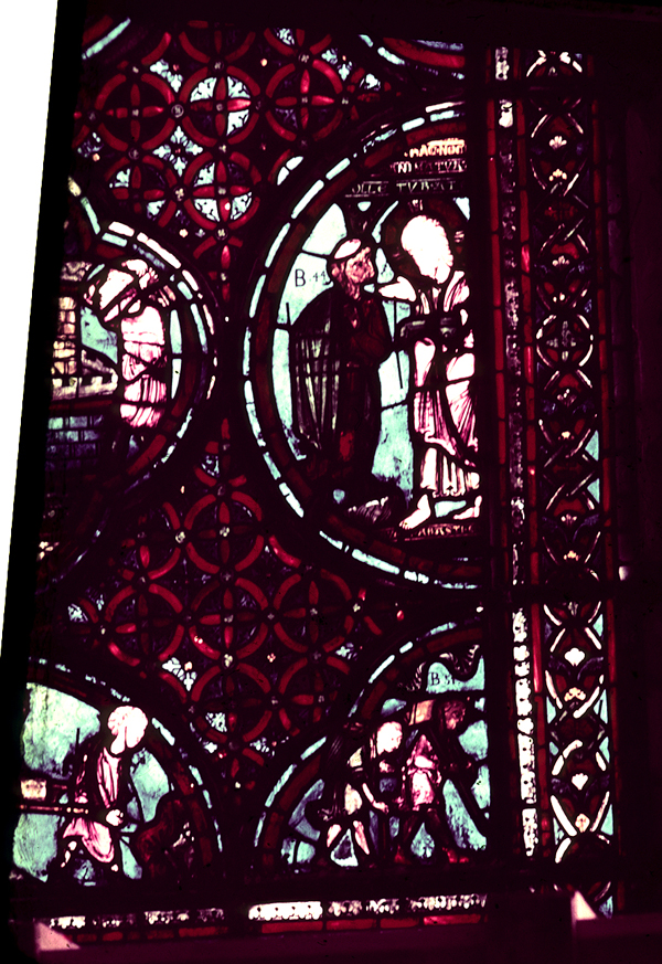 Apse, outer ambulatory, window 25, section 1-2