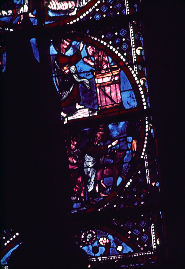 Apse, Lady of Lourdes Chapel, window 18, sections
