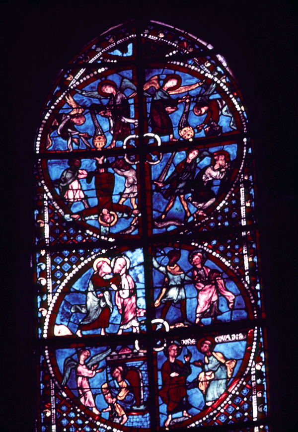 Apse, Lady of Lourdes Chapel, window 18, section 10-12-13